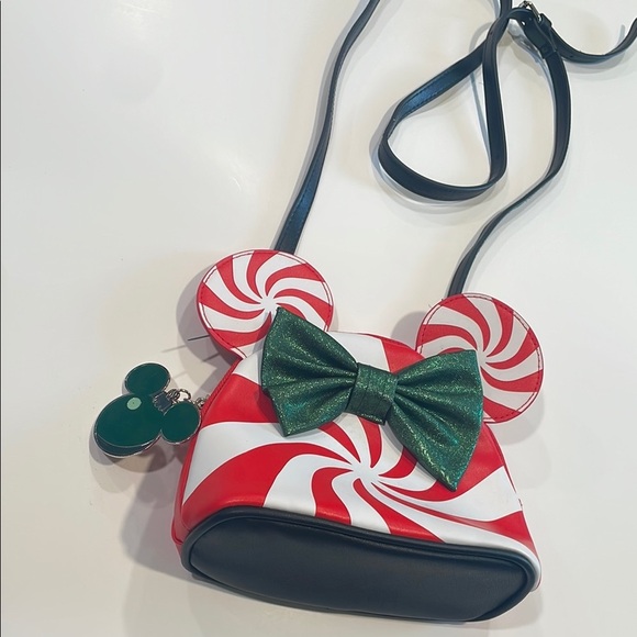 Kids Red and Green Bow Candy-Themed Bag - Picture 3 of 3